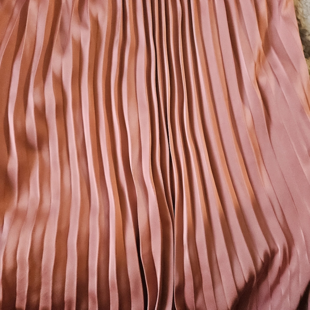 Petal & Pup Noelle Twist Front Pleated Midi Dress Xs - Picture 6 of 8